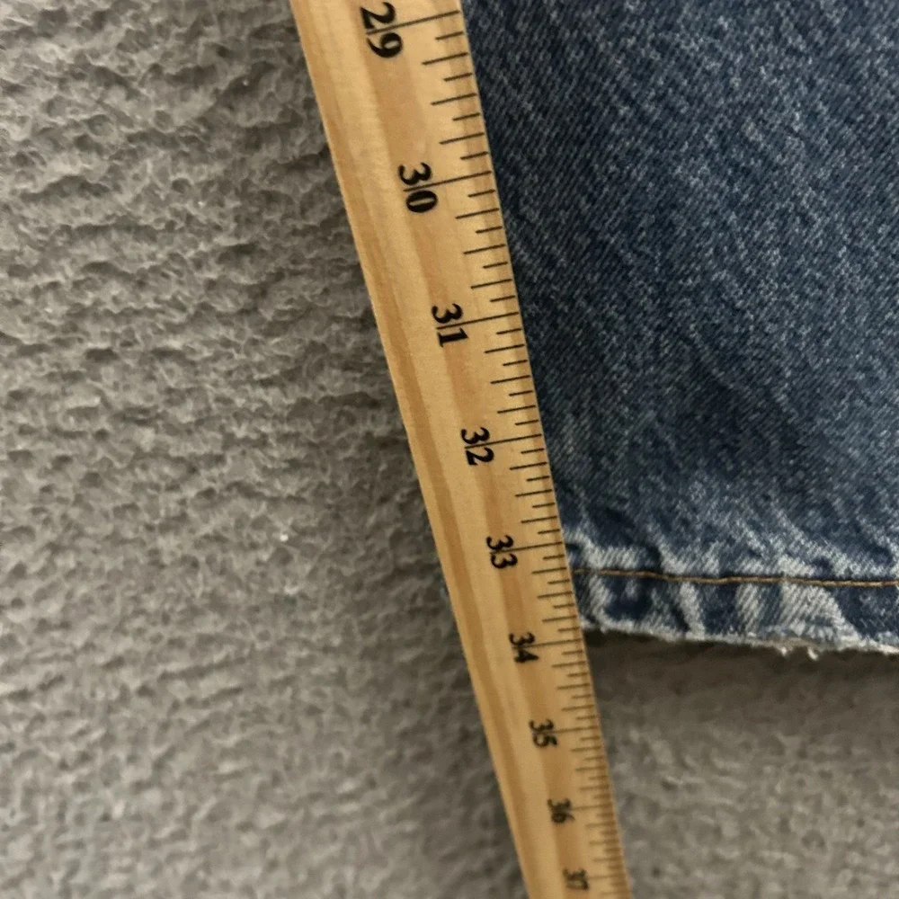 Vintage Levis Jeans Mens 36x34 Blue Denim 505 Straight Leg Light Wash 90s Adult